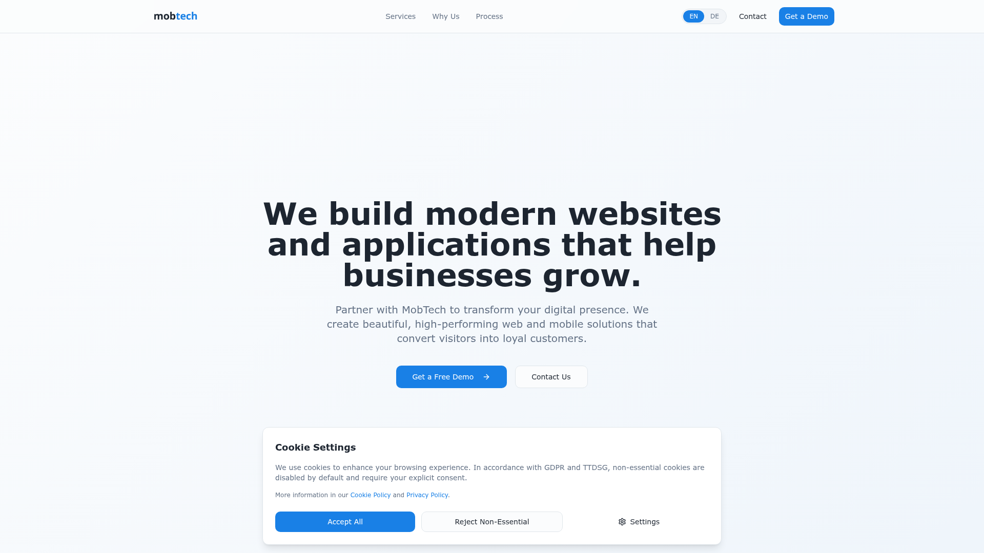 MobTech — Web & Mobile App Development Agency | Custom Websites, Apps ...